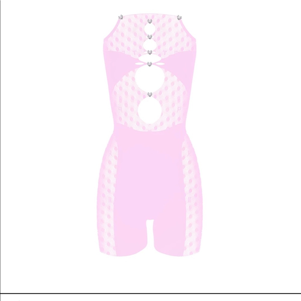 Poster girl pink Jetta jumpsuit.